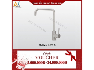 Vòi Rửa Chén 2 Nguồn Nóng Lạnh Malloca K559-S - Inox 304 